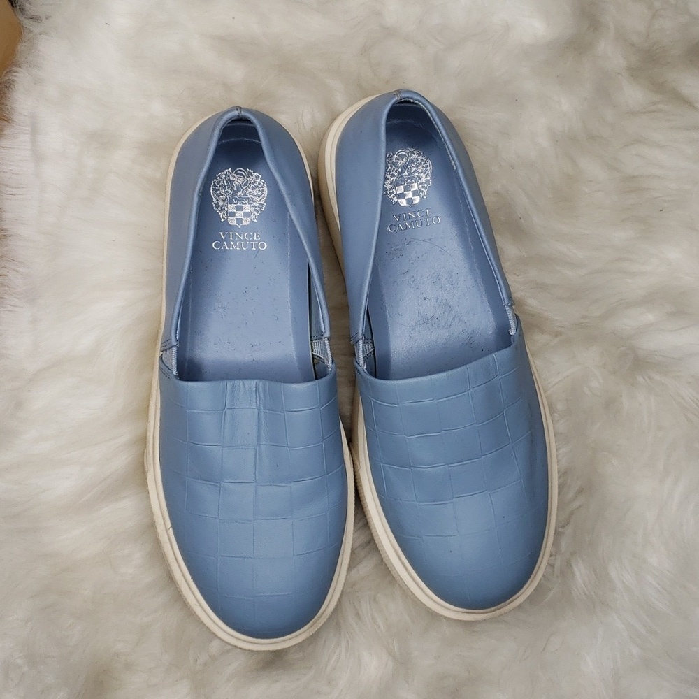 Vince Camuto Blue Slip-On Sneakers​ - Picture 9 of 10